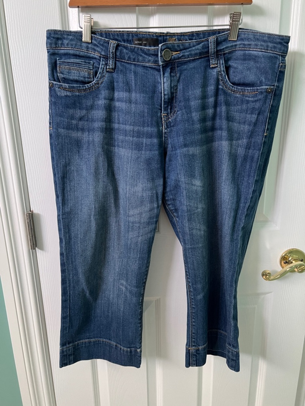 Kut from the Kloth Dark Blue Cropped Jeans